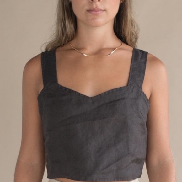 MATE the Label Black Camisole Top
